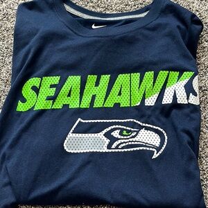 Seattle Seahawks, NFL equipment, Nike dry fit long sleeve men’s shirt XL